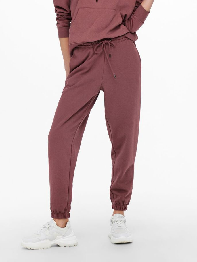 Штани ONLFEEL LIFE NEW PANT NOOS SWT 15243747-Rose Brown ONLY M/32 Розовий 15243747-Rose Brown
