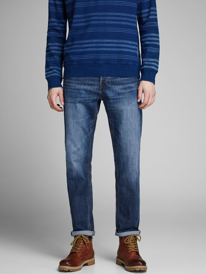 Джинси JJIMIKE JJORIGINAL AM 814 NOOS 12148874 Blue Denim Jack&Jones 29/32 Темно-синій 12148874BLUEDENIM