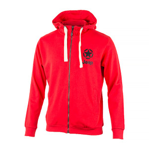 Кофта JEEP HOODED SWEATSHIRT FULL ZIP STAR&JEEP O102572-R699
