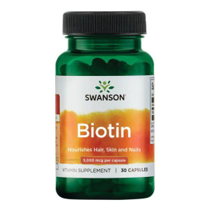 Капсули Biotin 5000mcg - 30 caps 100-93-5003403-20