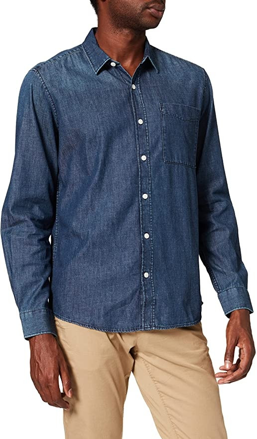 Сорочка Shirt REGULAR FIT 130.10.108.26.120.2103478-56Y5 s.Oliver M Синій 130.10.108.26.120.2103478