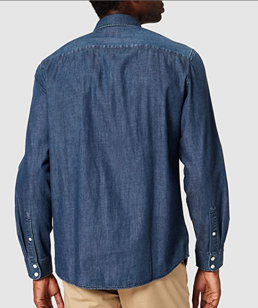 Сорочка Shirt REGULAR FIT 130.10.108.26.120.2103478-56Y5 s.Oliver M Синій 130.10.108.26.120.2103478