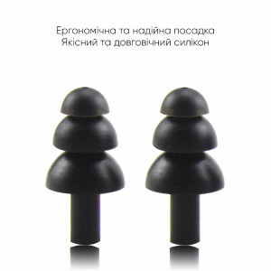 Беруші Renvo Light Чорний Уні (2SC120-01) 2SCL120-01