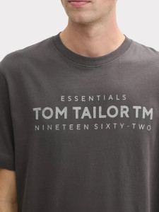 Футболка MEN'S T-SHIRT 1045631-10899 Tom Tailor L Темно-сірий 1045631-10899