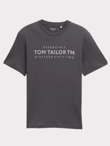 Футболка MEN'S T-SHIRT 1045631-10899 Tom Tailor L Темно-сірий 1045631-10899