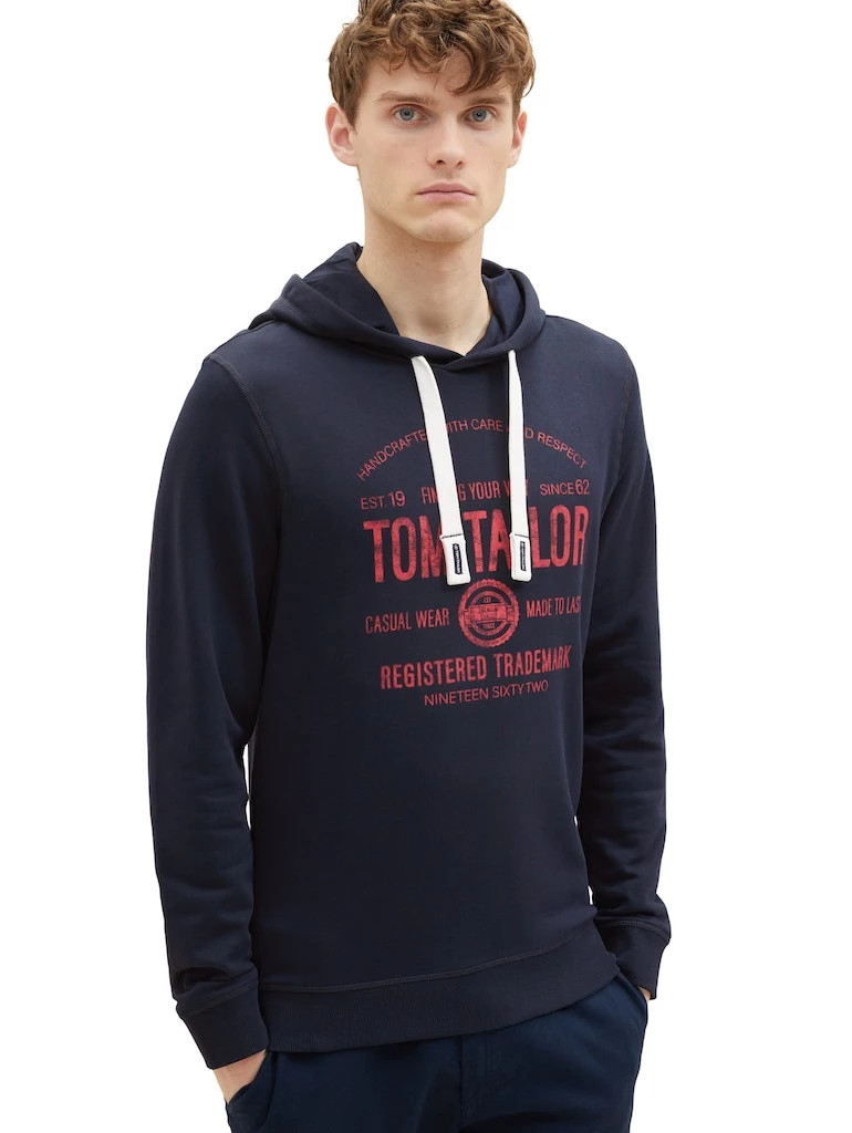Худі 1038605-10668 Tom Tailor L Темно-синій 1038605-10668