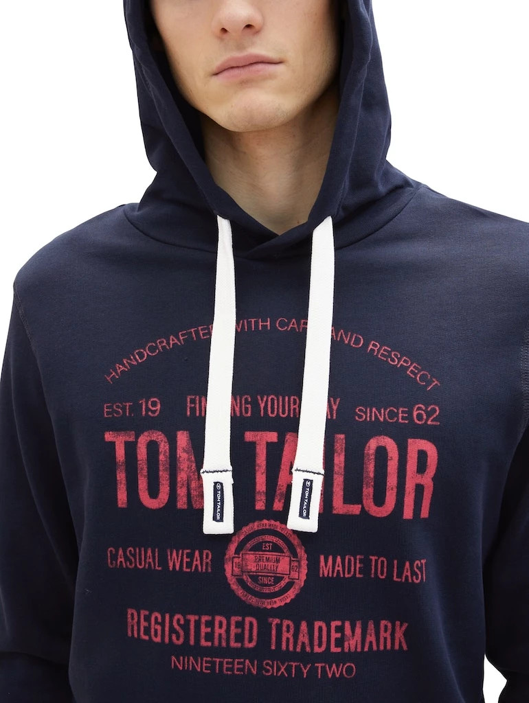 Худі 1038605-10668 Tom Tailor L Темно-синій 1038605-10668