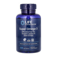 Рідина Super Omega-3 EPA/DHA Fish Oil Sesame Lignans & Olive Extract - 120 softgels 2022-10-1936