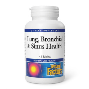 Таблетки Natural Factors Lung, Bronchial & Sinus Health - 45 tabs 2023-10-3832