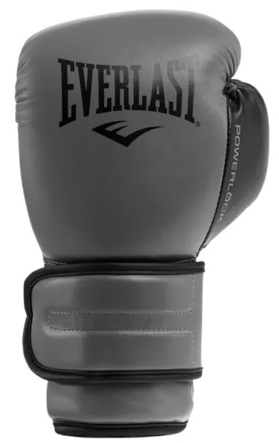 Рукавиці боксерські Everlast POWERLOCK 2R TRAINING GLOVE сірий, чорний Уні 16 унцій (P00002307) P00002307