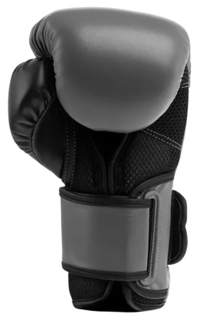 Рукавиці боксерські Everlast POWERLOCK 2R TRAINING GLOVE сірий, чорний Уні 16 унцій (P00002307) P00002307