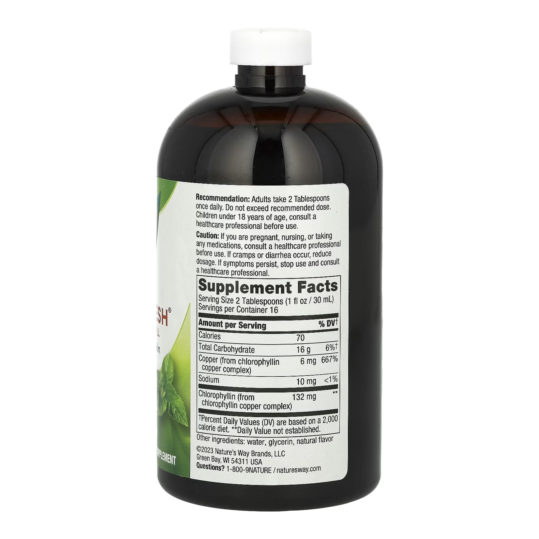 Рідина Nature's Way Chlorofresh® Liquid - 16 oz Mint 2023-10-2173