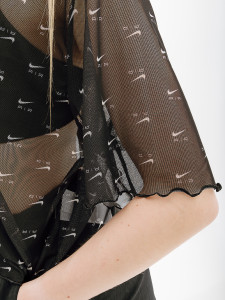 Футболка Nike W NSW AIR AOP MESH SS CROP TOP DV8245-010