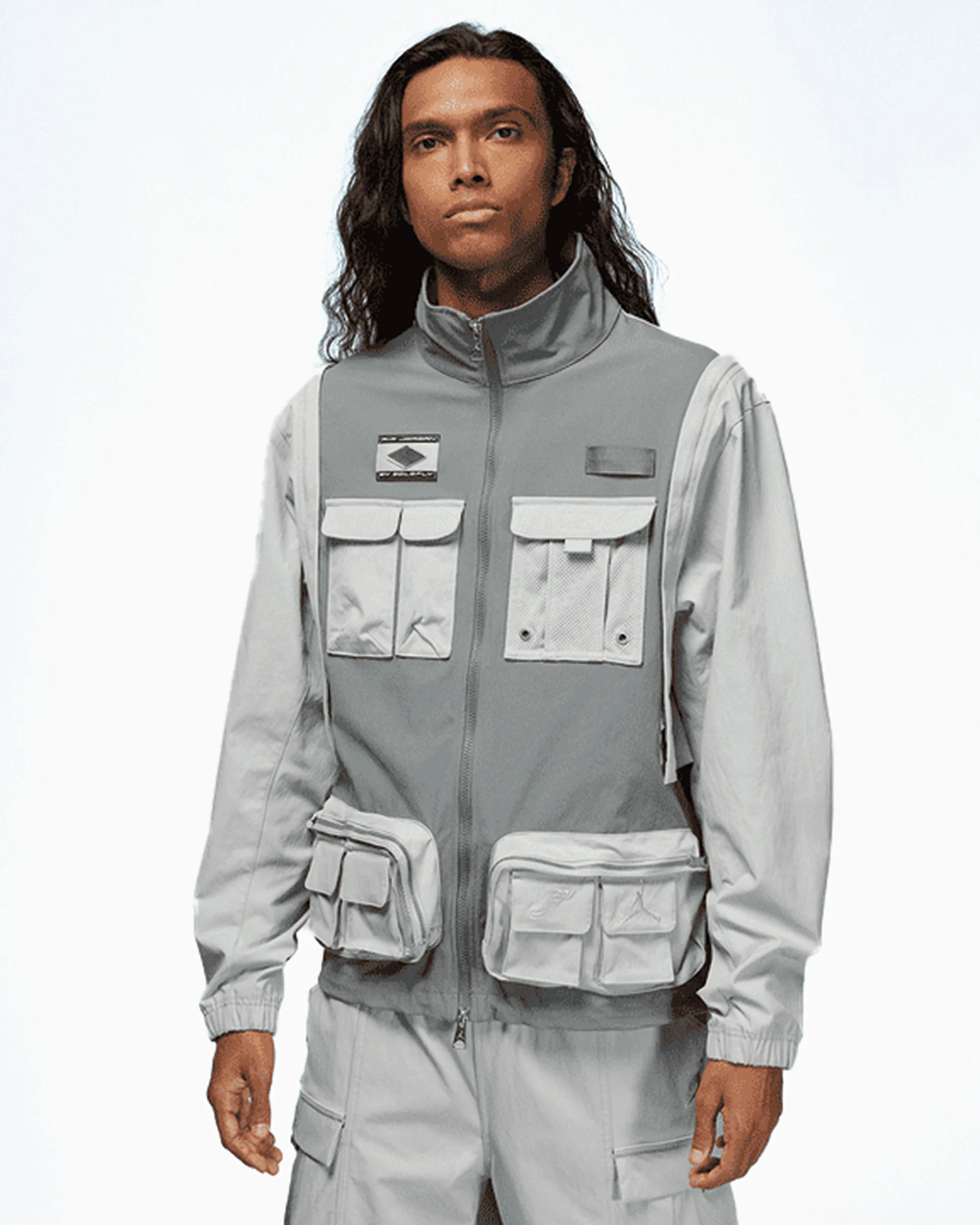 Куртка AIR JORDAN X SOLEFLY JACKET GREY DV7515-077