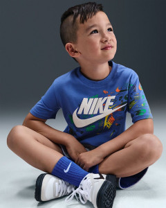 Футболка дитяча Nike Club Revealed Blue 86N210-B9A