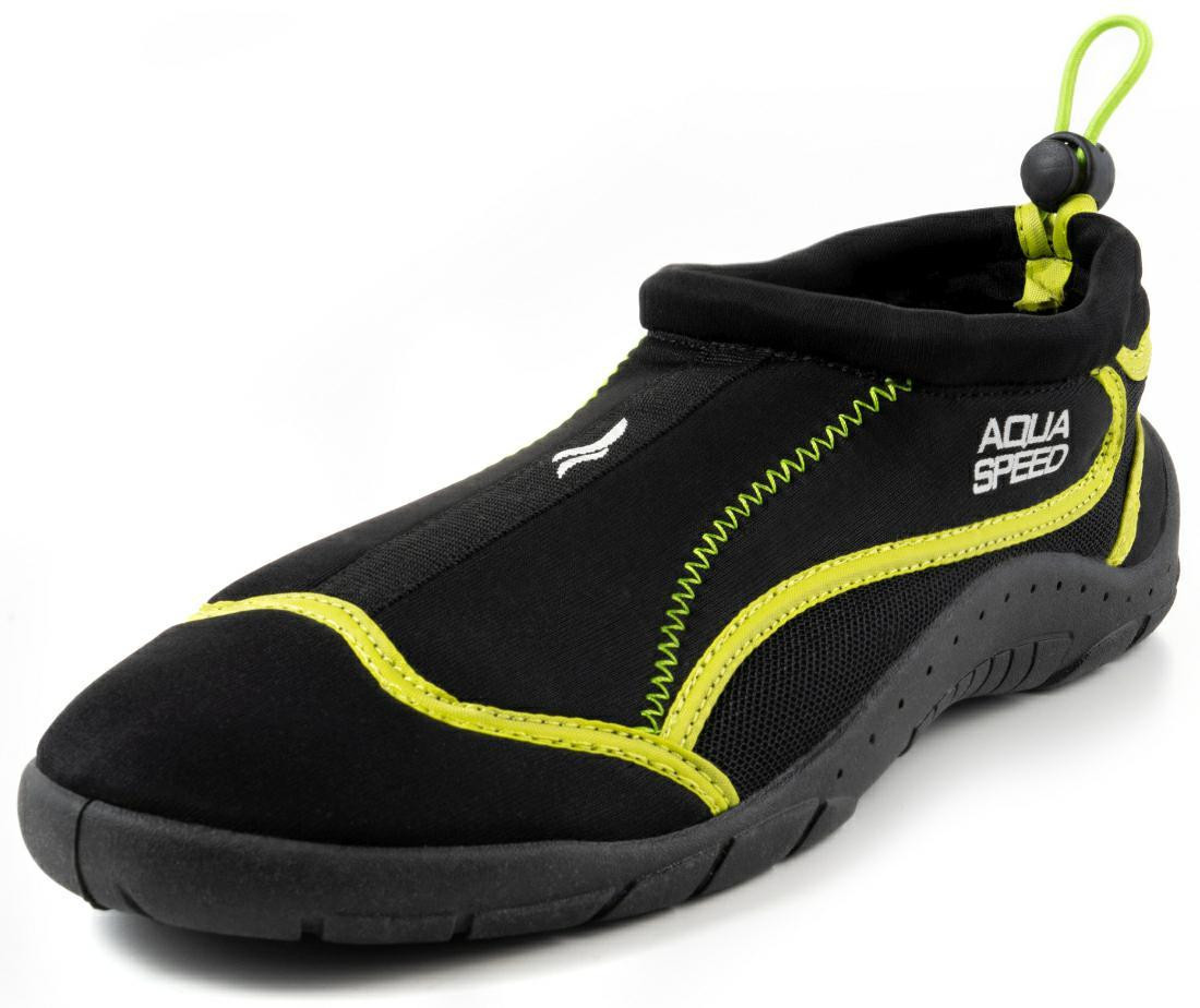 Аквашузи Aqua Speed AQUA SHOE MODEL 28B 61660 чорний, жовтий Уні 35 DT-704-78, Цвет чорний, жовтий, DT-704-78
