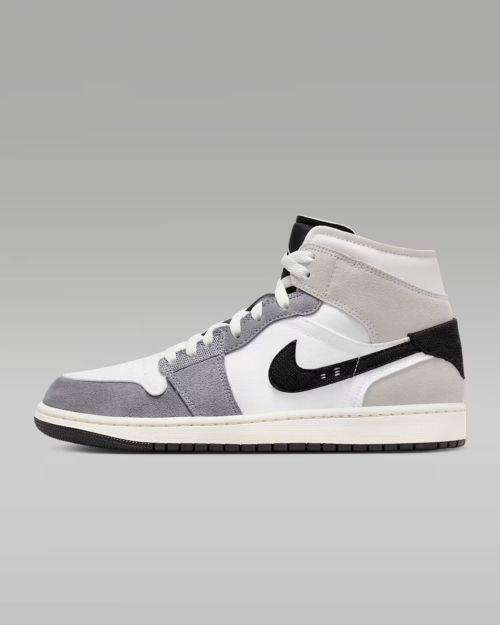 Кросівки AIR JORDAN 1 MID SE CRAFT WHITE/GREY DZ4136-002