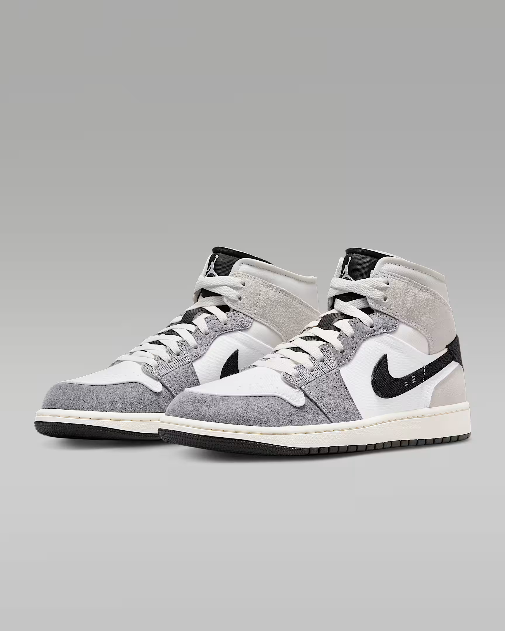 Кросівки AIR JORDAN 1 MID SE CRAFT WHITE/GREY DZ4136-002