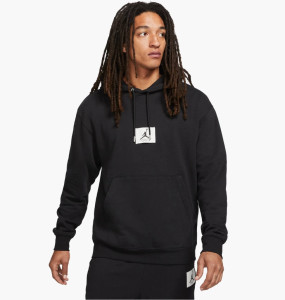 Костюм Jordan Essentials Fleece Hoodie Black Flight Fleece Pants Black DA9816-010__DQ7468-010