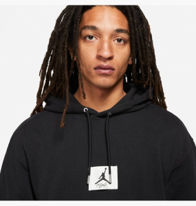 Костюм Jordan Essentials Fleece Hoodie Black Flight Fleece Pants Black DA9816-010__DQ7468-010