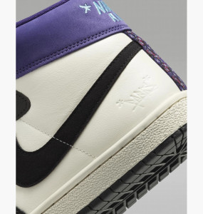 Кросівки Jordan x Opium Paris Air Ship PE SP 'Black Court Purple' FQ8281-100