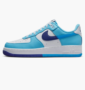 Кросівки Nike Air Force 1 Low '07 LV8 Split Light Photo Blue Deep Royal DZ2522-100