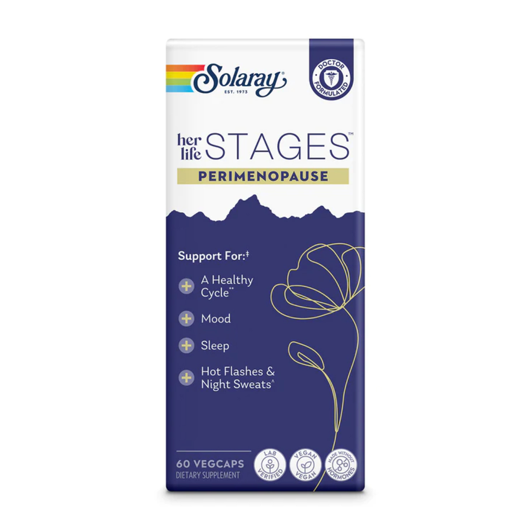 Капсули Solaray Womens Health Perimenopause - 60 vcaps (До 10.25) 2023-10-5096