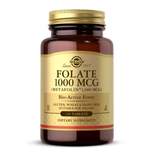 Таблетки Folate 1000 mcg (as Metafolin) - 120 tabs 2023-10-4152