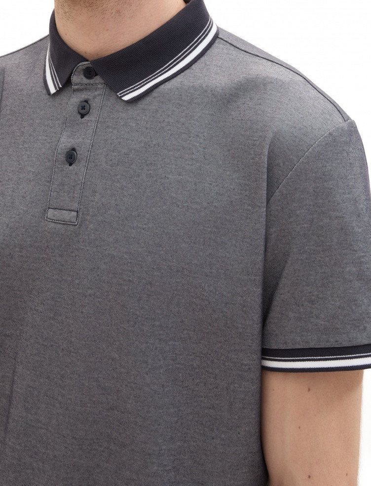 Поло Polo Shirt 1041795ХХ10668 Tom Tailor L Темно-синій 1041795ХХ10668