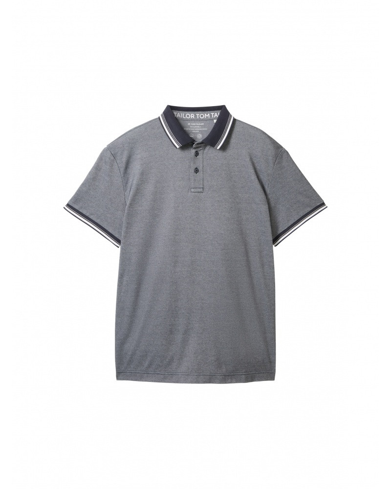 Поло Polo Shirt 1041795ХХ10668 Tom Tailor L Темно-синій 1041795ХХ10668