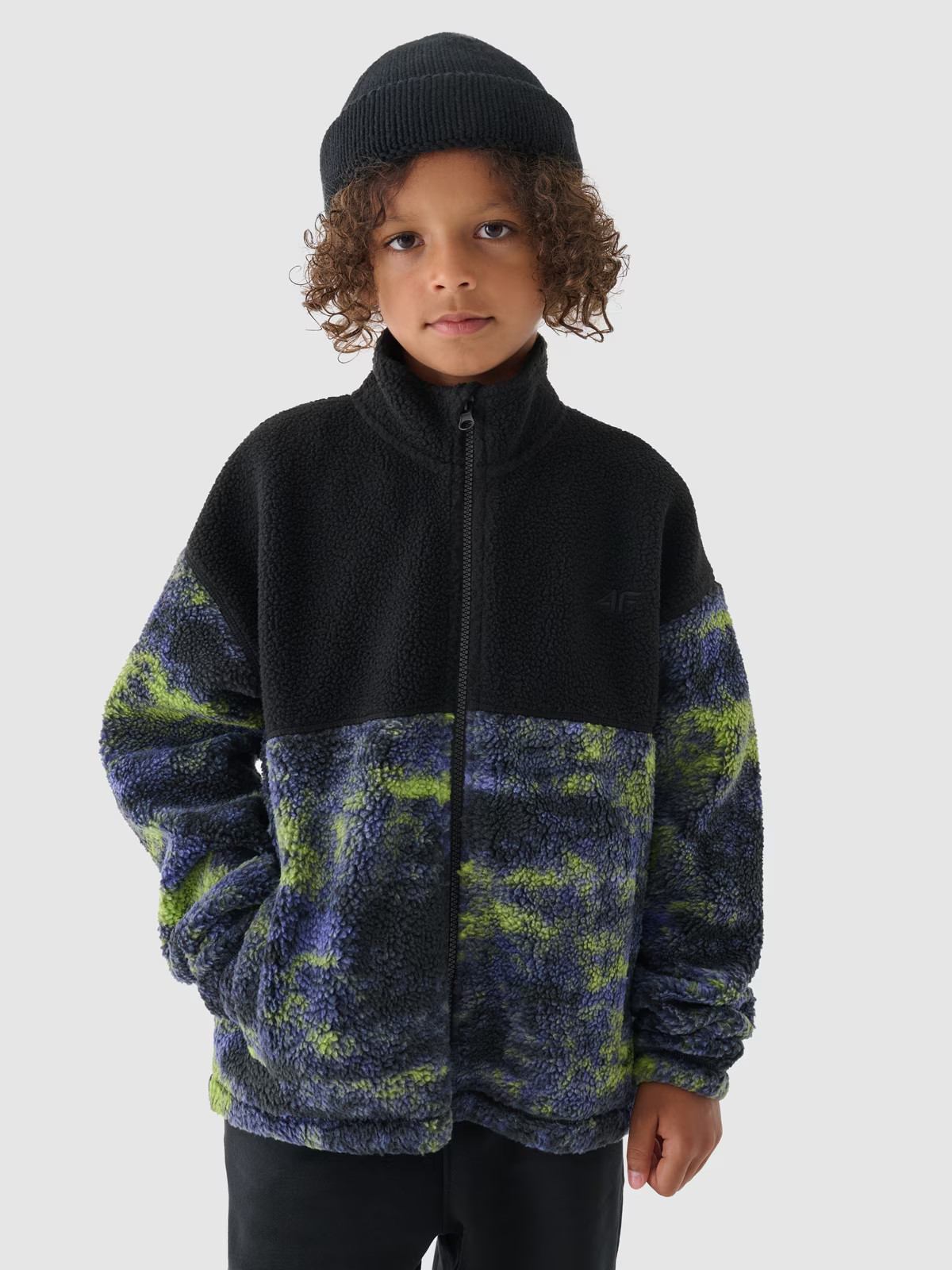 Джемпер дитячий FLEECE M246 4FJWAW24TFLEM246-20S 4F 134 Чорний 4FJWAW24TFLEM246-20S