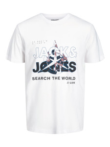 Футболка JCOHUNT TEE SS CREW NECK LN 12228391-White Jack&Jones L Білий 12228391-WHITE