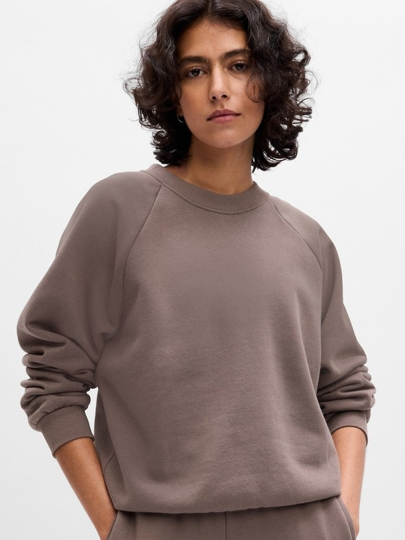 Світшот CREWNECK LOGO RAGLAN SWEATSHIRT 765585-04 GAP S Коричневий 765585-04