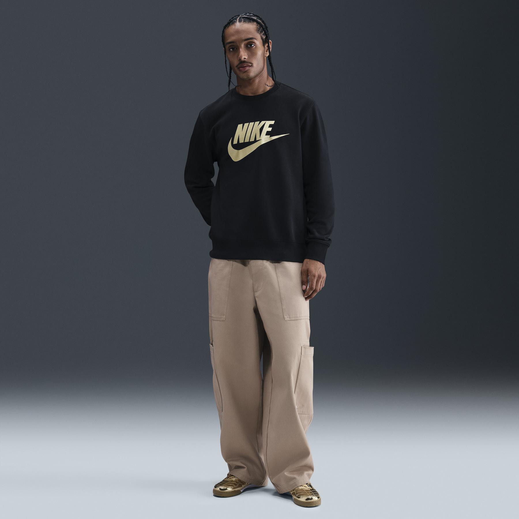 Світшот чоловічий Nike Club Bb Gfx Black FN3890-010