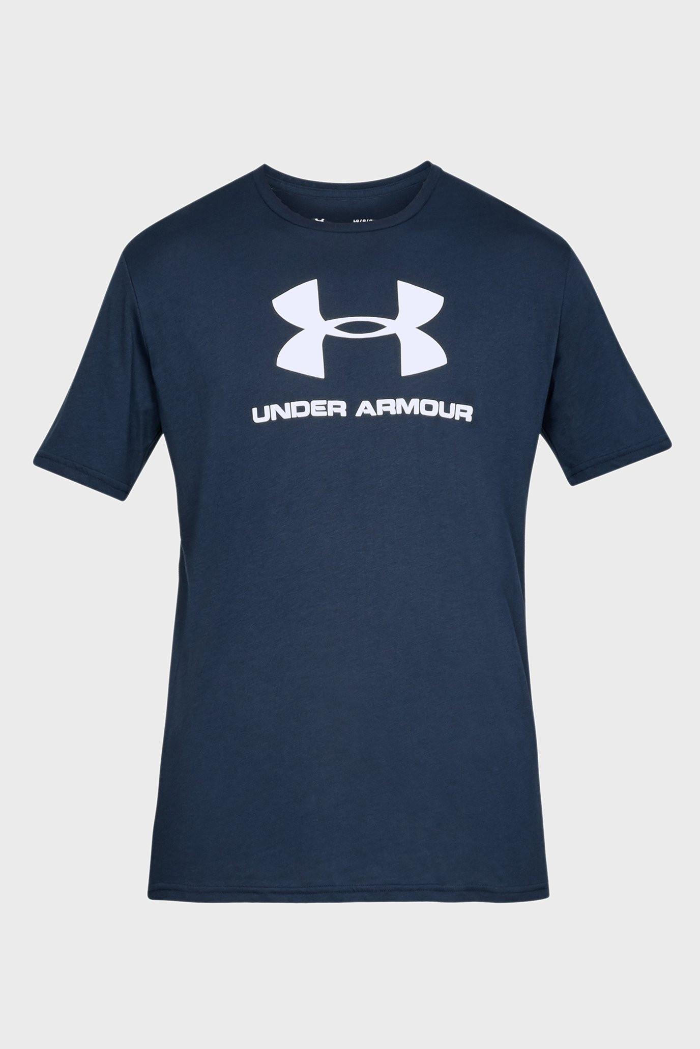Футболка чоловіча Under Armour Sportstyle Logo Ss Black 1329590-408 1329590-408