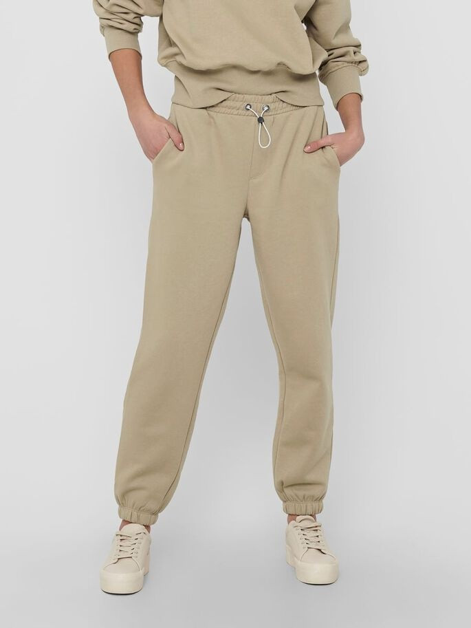 Штани ONLGIA LONG PANTS SWT 15229729 Silver Mink ONLY M Світло-коричневий 15229729SilverMink