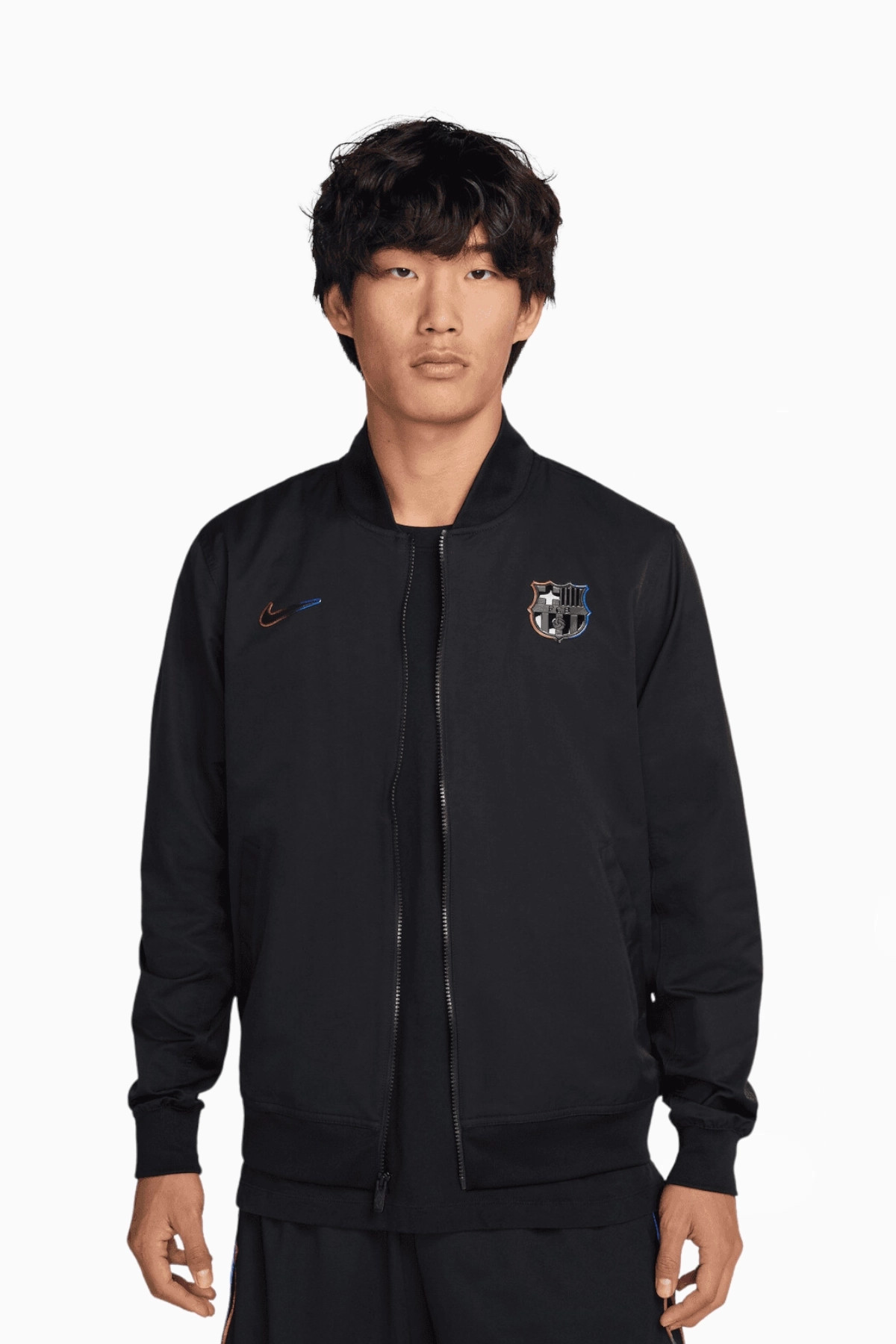 Олімпійка чоловіча Nike Fcb Mnsw Spewvnul Bombr Black FV3672-010