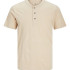 Футболка Jack & Jones JPRBLUNIXS HENLEY SS TEE SN 12257965-Sand