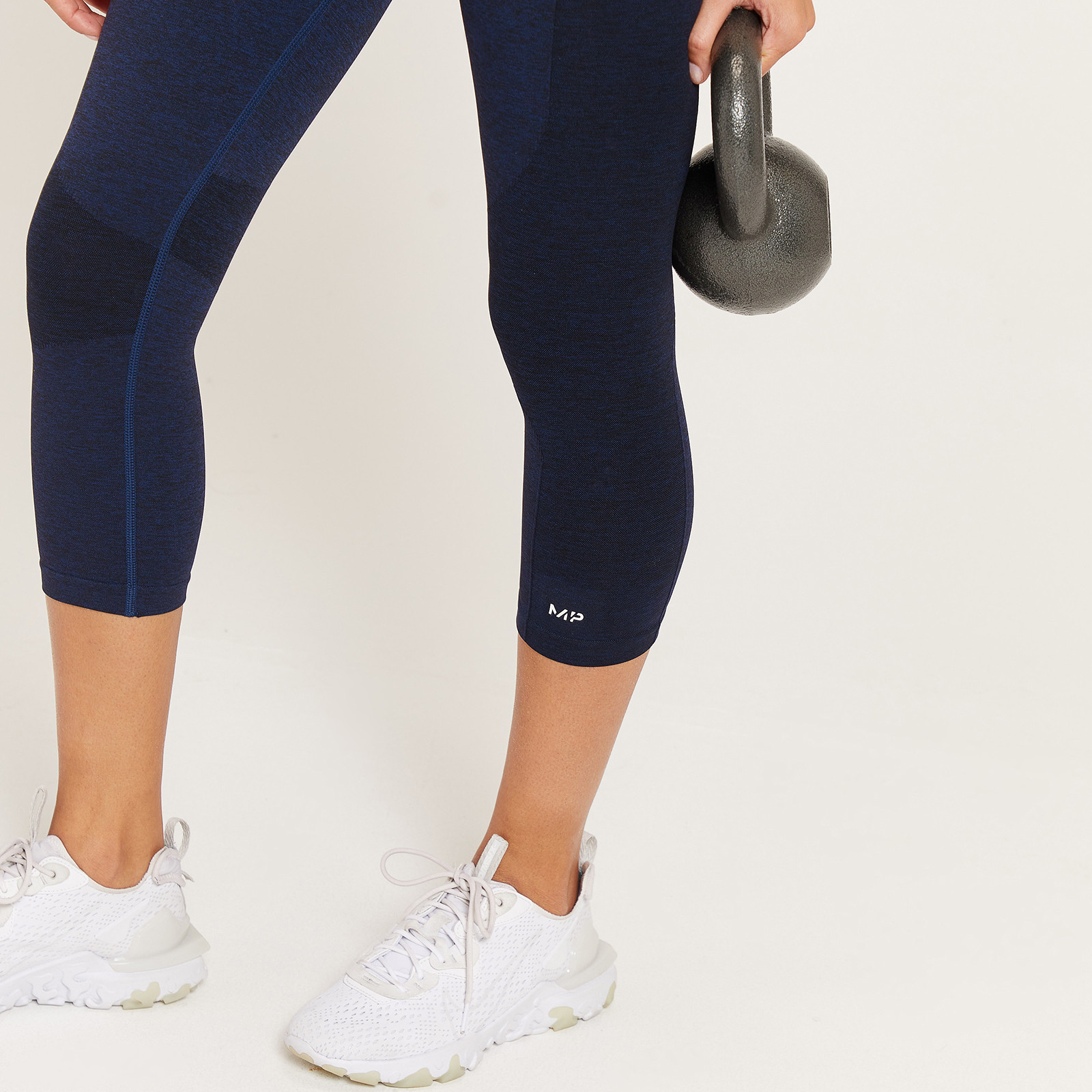 Лосини MP WOMEN`S CURVE HIGH WASTED 3/4 LEGGINS MPW861-Galaxy Blue Marl