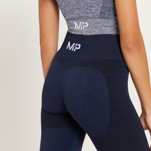 Лосини MP WOMEN`S CURVE HIGH WASTED 3/4 LEGGINS MPW861-Galaxy Blue Marl