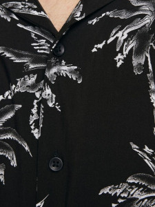 Сорочка пляжна JORCOCO RESORT SHIRT SS BLK 12187990 Black Jack&Jones L Чорний 12187990BLACK