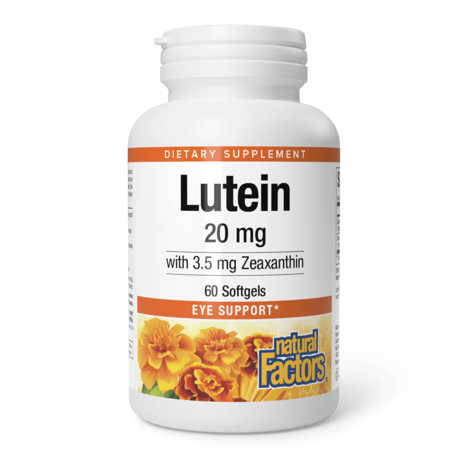 Софт гелеві капсули Natural Factors Lutein 20mg - 60 softgels 2023-10-3804