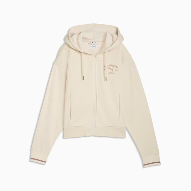Кофта PUMA CLASS Full-Zip Hoodie 69187887 Puma S Бежевий 69187887