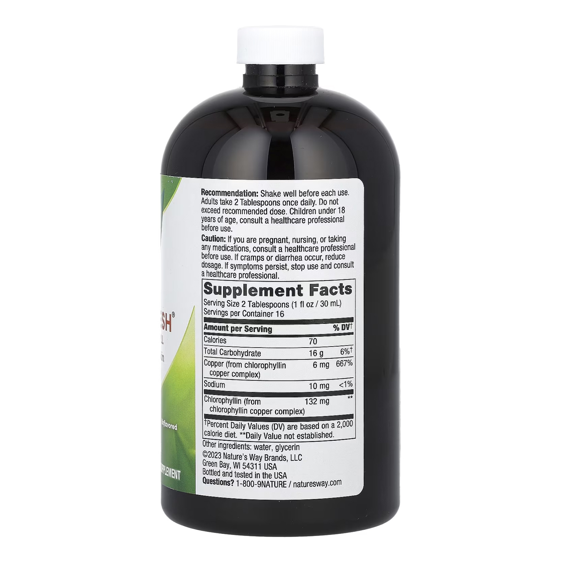 Рідина Nature's Way Chlorofresh® Liquid - 16 oz Unflavored 2023-10-2174