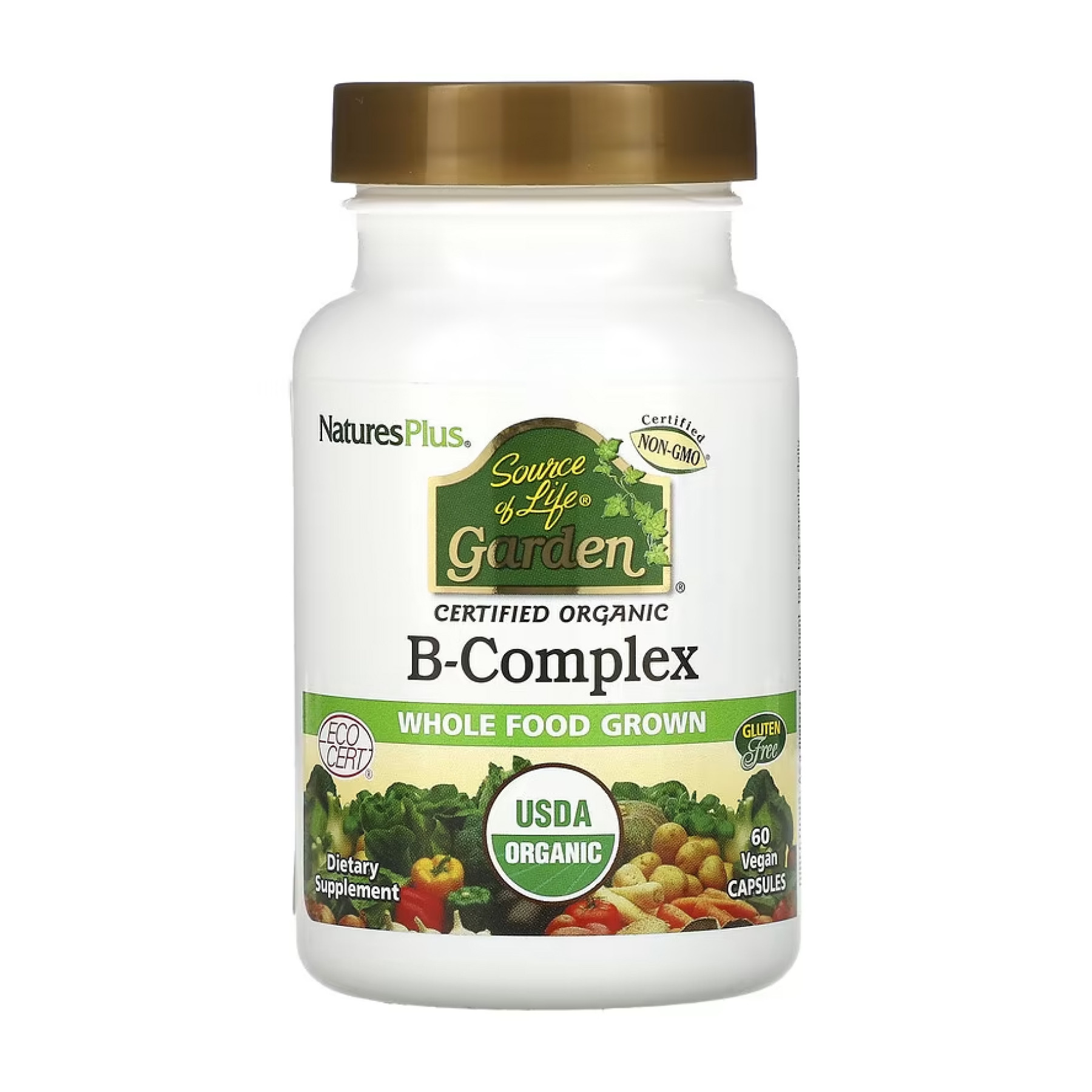 Капсули Nature's Plus Sourse of Life Garden B-Complex - 60 caps 2023-10-2371