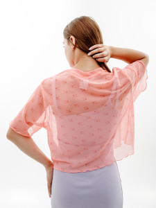 Футболка Nike W NSW AIR AOP MESH SS CROP TOP DV8245-611