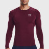 Лонгслів UA HG Armour Comp LS бордовий Чол LG 1361524-609