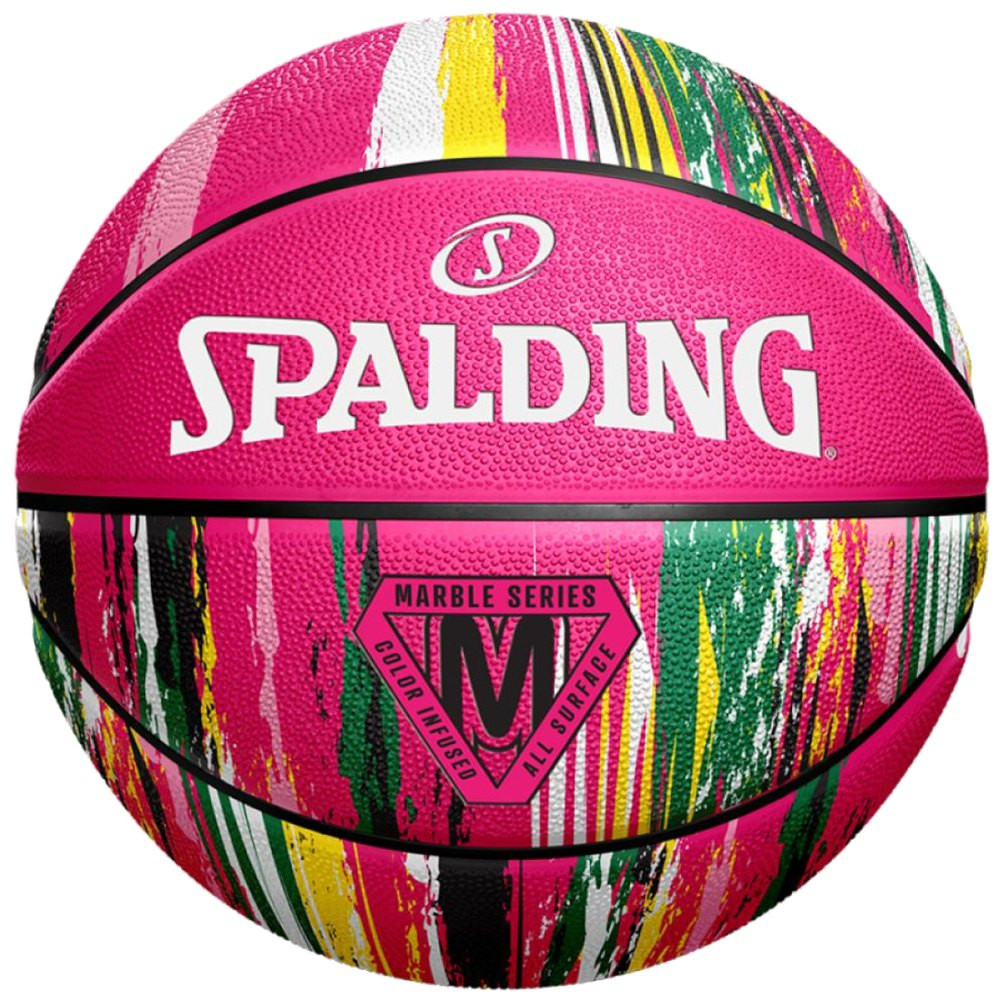 М'яч баскетбольний Spalding Marble Ball рожевий Уні 7 84402Z