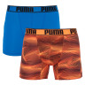 Труси-боксери Puma ACTIVE BOXER PRINT 2P синій, помаранчевий Чол M 501010001-030