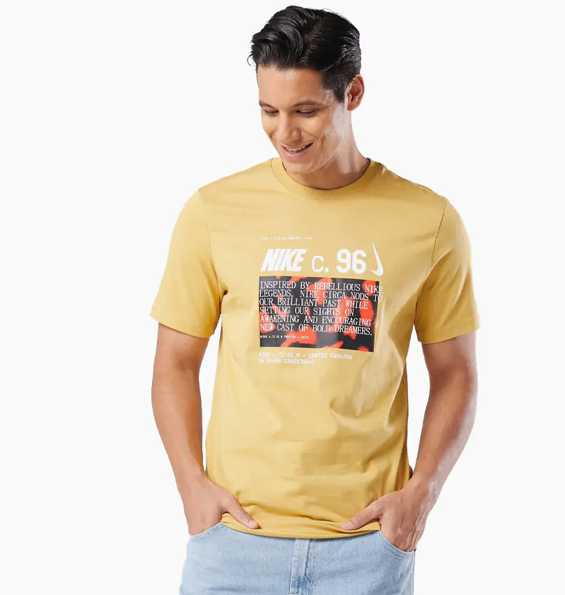 Футболка Nike Circa Tee Yellow DZ2687-725 S DZ2687-725